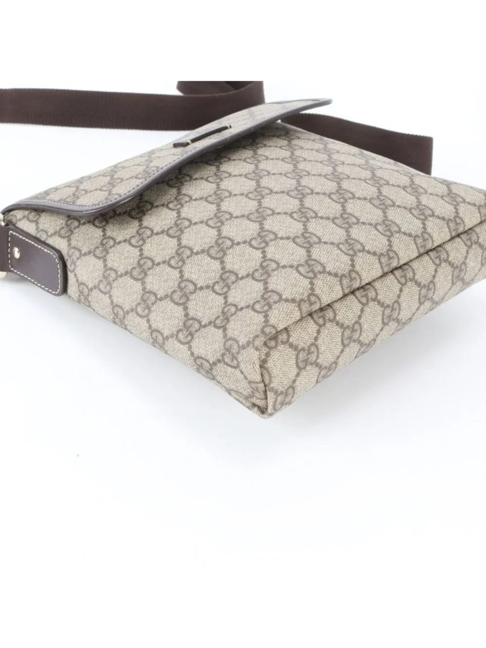 Gucci GG Supreme Leather Shoulder Bag Crossbody Messenger Business